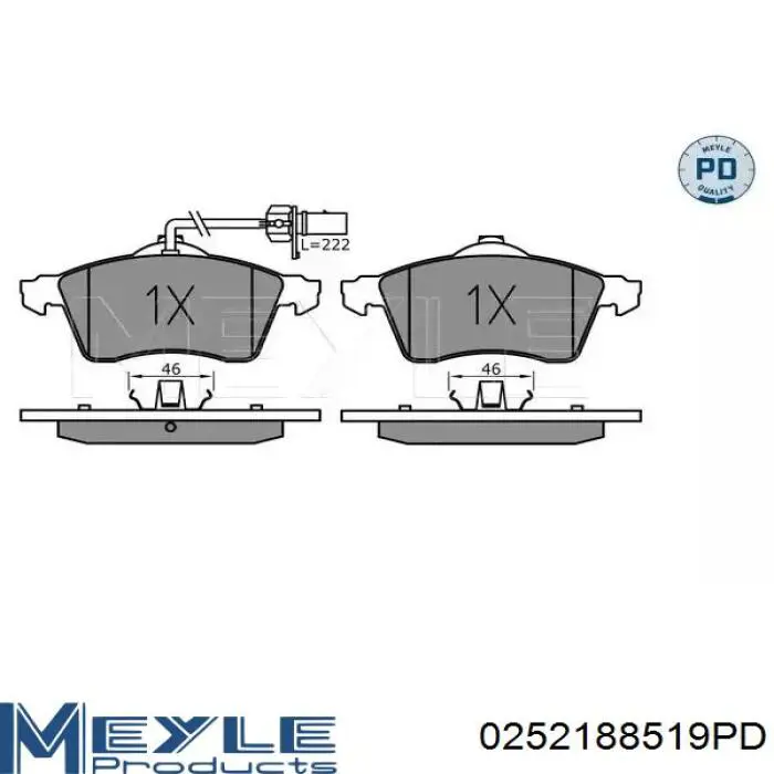 Купити 101163R GP Колодки гальмівні передні, дискові