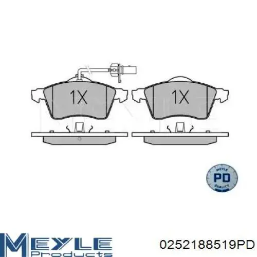 Передні тормозні колодки SBDS076 Starline