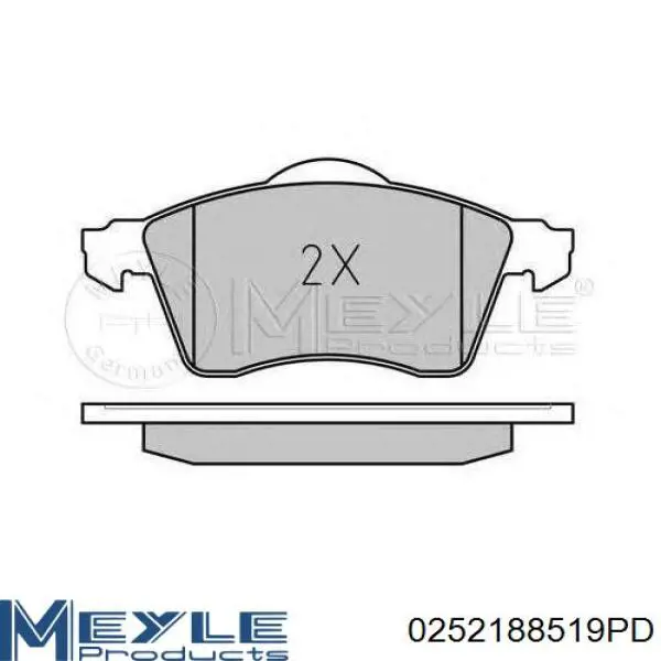 Гальмівні колодки GP 101163R ціна, від 18.70 USD