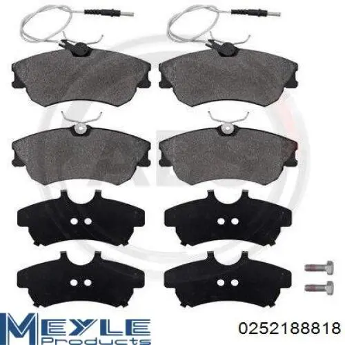 Тормозні колодки Meyle 0252188818