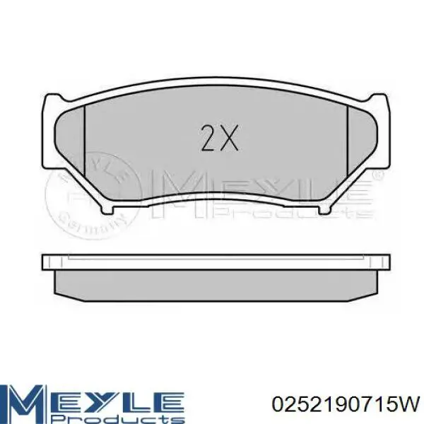 Гальмівні колодки VALEO 302610 ціна, від 14.09 USD