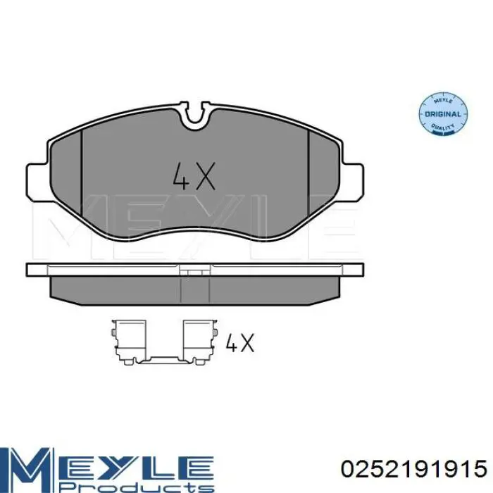 Задні гальмівні колодки Mercedes 24207420 ціна, від 14.34 USD