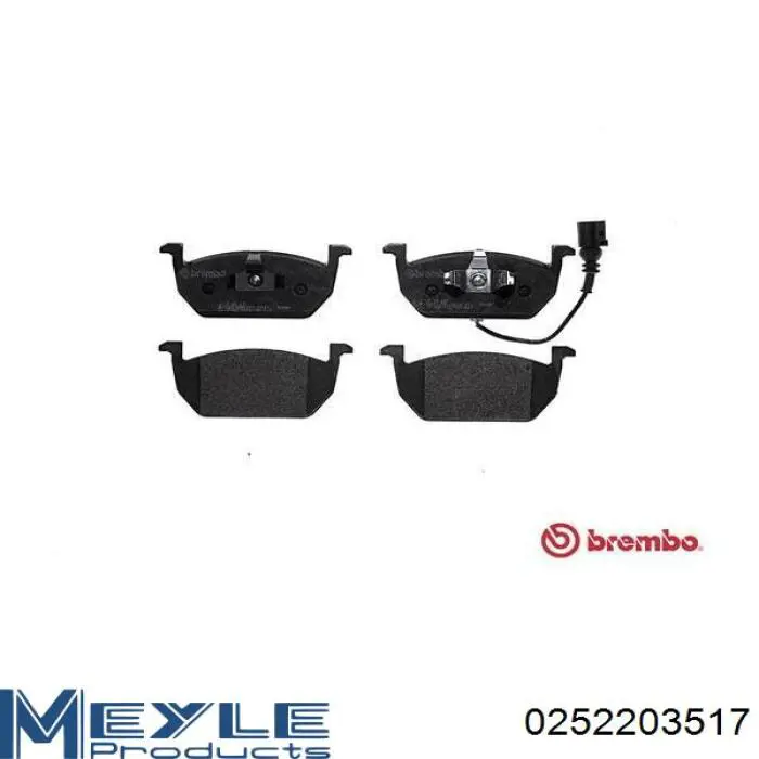 D534E Dafmi Передні гальмівні колодки