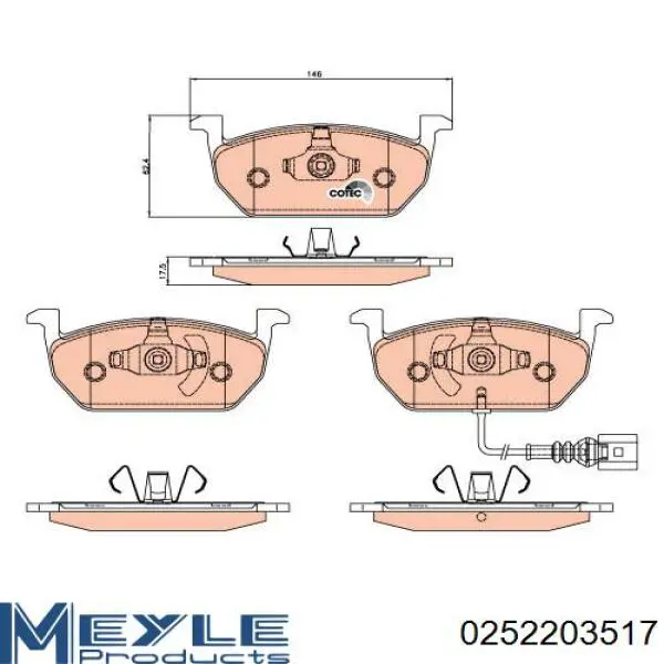 Гальмівні колодки Dafmi D534E ціна, від 16.37 USD