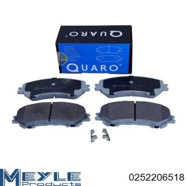 Передні тормозні колодки Q0931317 Q-fix