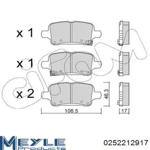 Задні дискові колодки Kavo Parts KBP10011