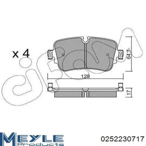 Задні гальмівні колодки Delphi LP3671 ціна, від 48.60 USD