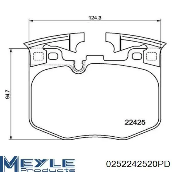 Тормозні колодки Jurid/Bendix 573877J