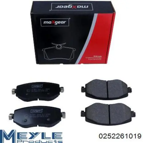 Передні тормозні колодки MBF015304 Mando