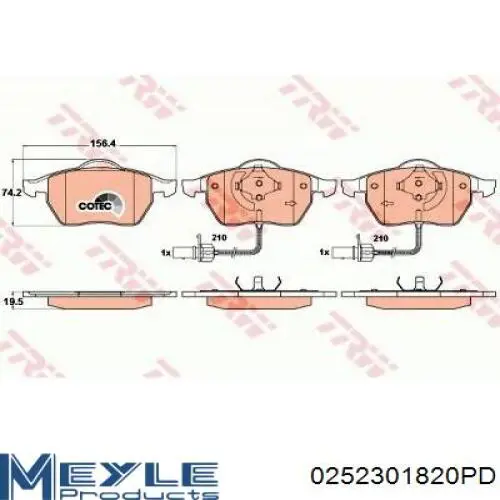 Гальмівні колодки Rotinger RT2PD16722 ціна, від 26.50 USD