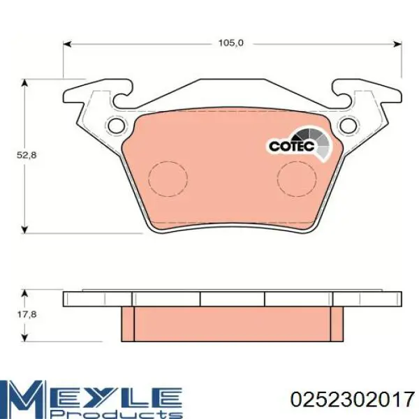 Задні гальмівні колодки Mercedes A0004214210 ціна, від 14.88 USD