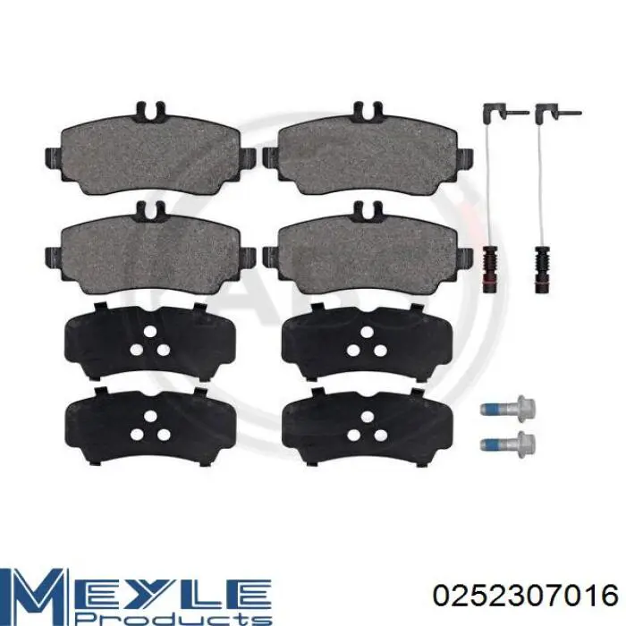 Купити A1684201420 Mercedes Колодки гальмівні передні, дискові