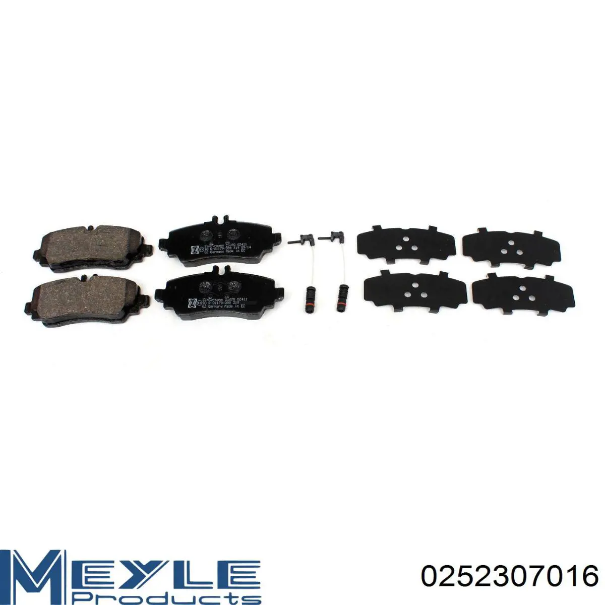 Гальмівні колодки Mercedes A1684201420 ціна, від 20.30 USD