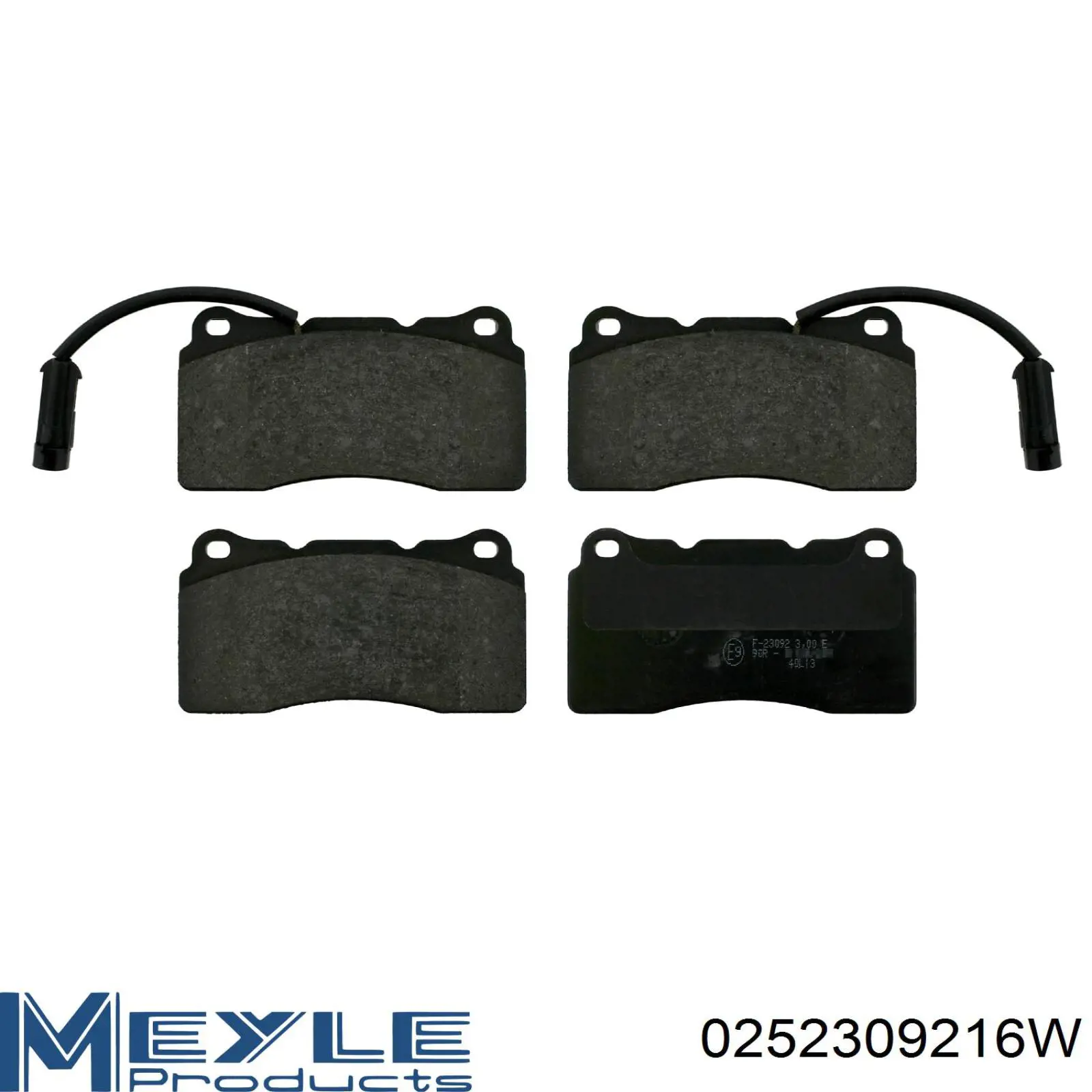 980156041 Maserati Передні гальмівні колодки