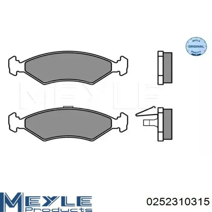 Купити 986466402 Bosch Колодки гальмівні передні, дискові