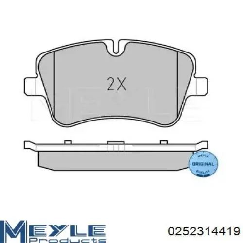 Купити 34206020 Mercedes Колодки гальмівні передні, дискові