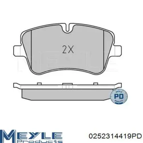 Передні тормозні колодки 34206020 Mercedes