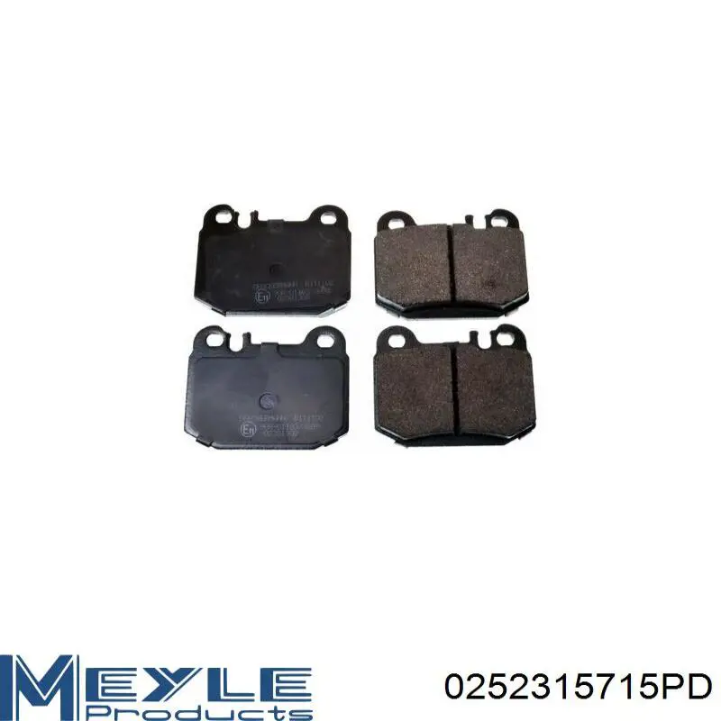 Купити 0252315715PD Meyle Задні колодки