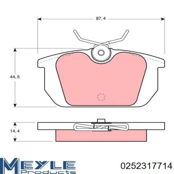 Задні гальмівні колодки Tomex TX1243 ціна, від 13.32 USD