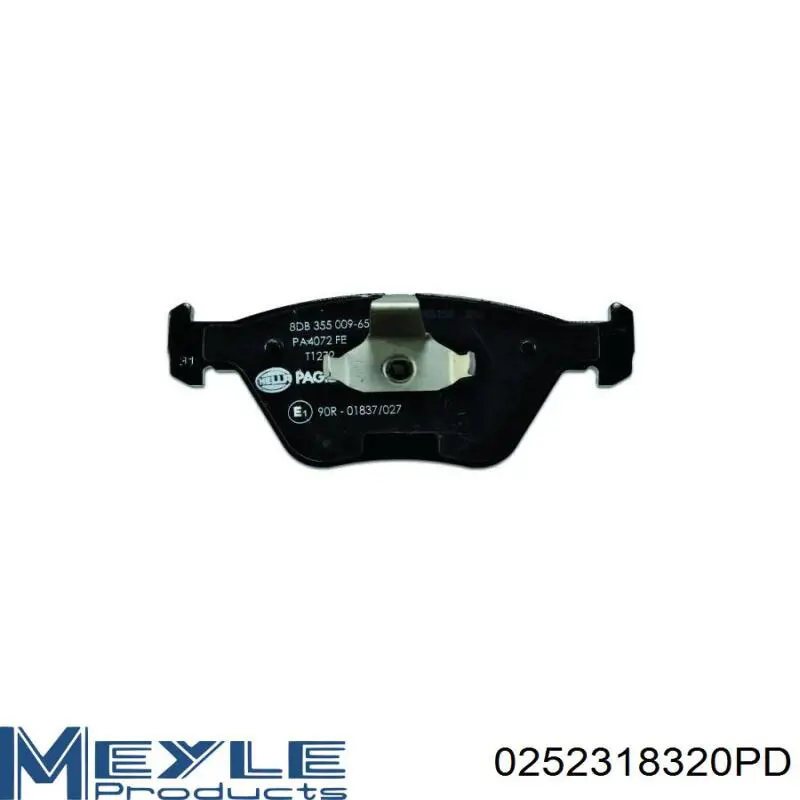 Передні тормозні колодки 0252318320PD Meyle