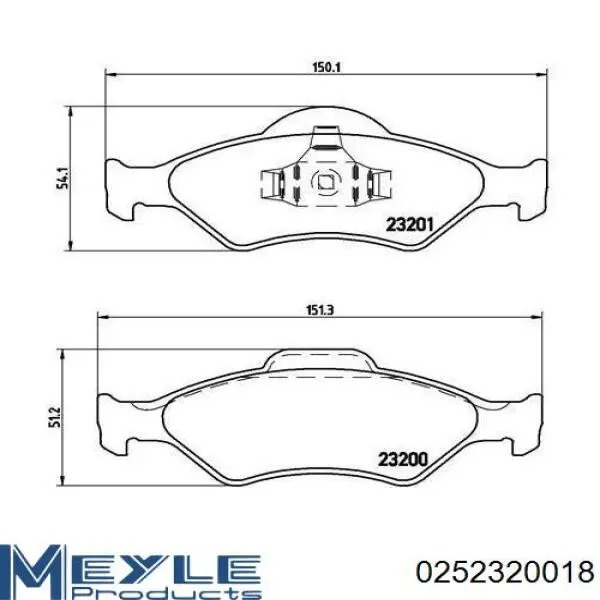 Гальмівні колодки Ford 1111857 ціна, від 16.45 USD