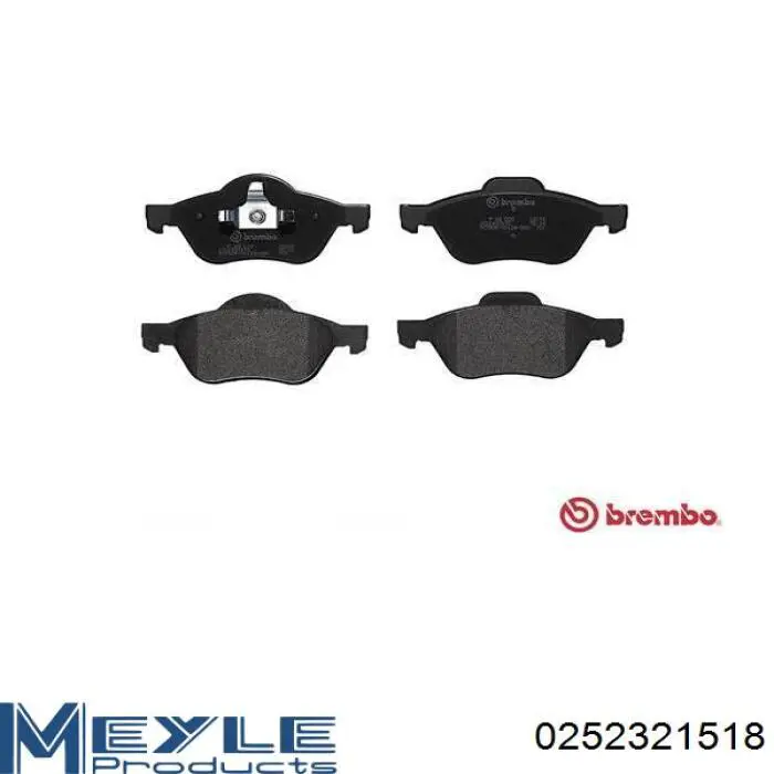 Передні тормозні колодки 8660004594 Renault (RVI)