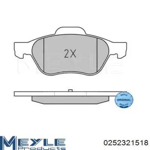 Гальмівні колодки Rider RD3323DB1687 ціна, від 20.80 USD