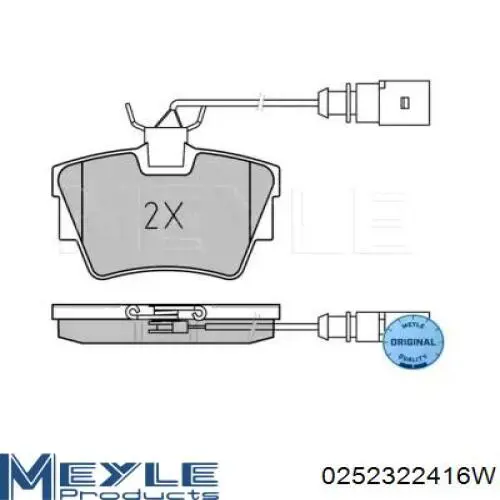 Задні гальмівні колодки Rider RD23224STD ціна, від 15.04 USD