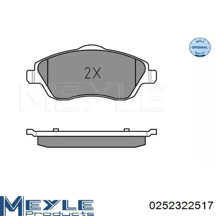 Передні тормозні колодки RP1570 Raiso