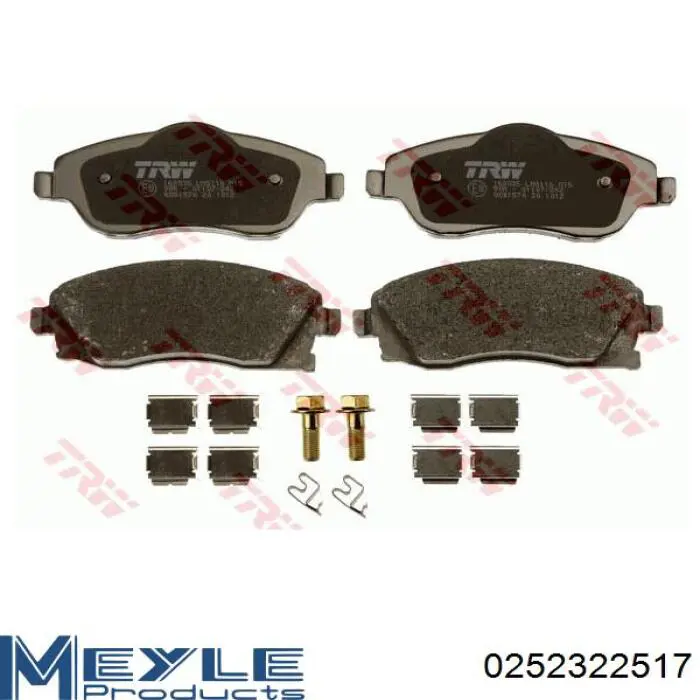 Передні тормозні колодки RP1570 Raiso