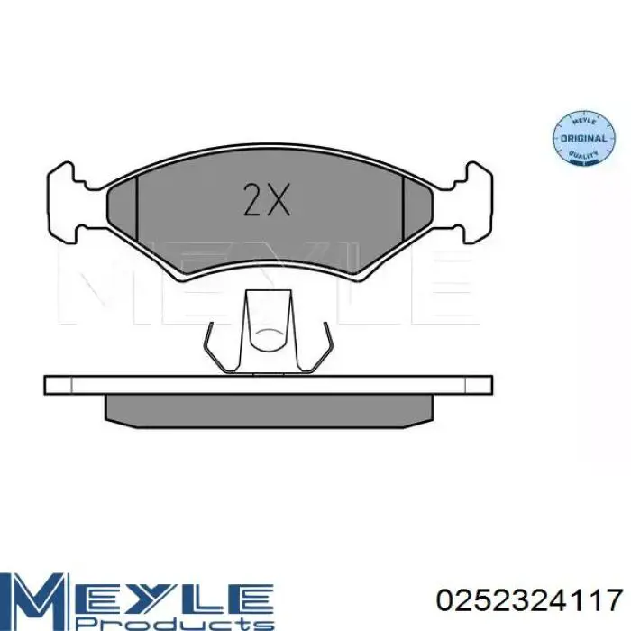 Передні тормозні колодки PS4510017 General Motors