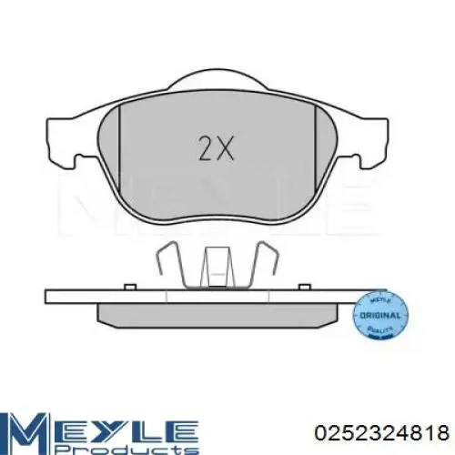 Тормозні колодки Renault (RVI) 8660004764