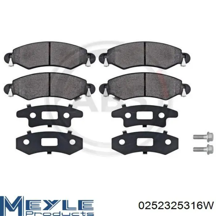 Купити 4706748 Opel Колодки гальмівні передні, дискові
