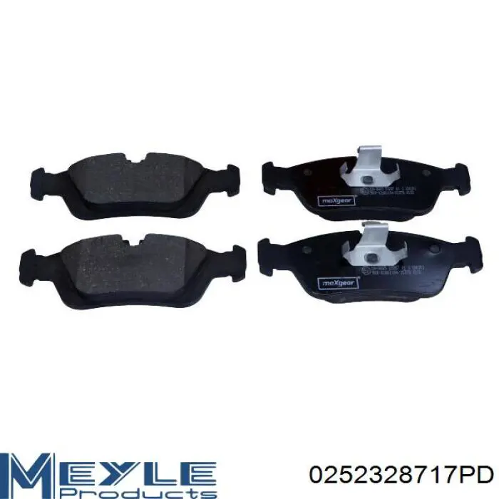 Передні тормозні колодки 0252328717PD Meyle