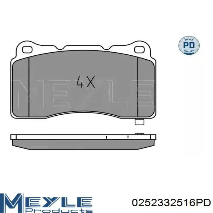 Купити HP8300 HSB Колодки гальмівні передні, дискові