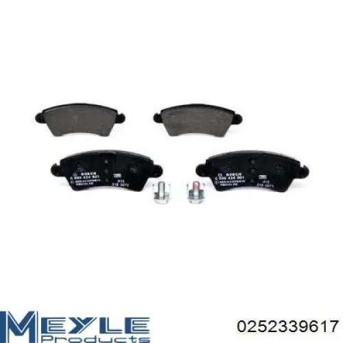 Гальмівні колодки Bosch 986424801 ціна, від 19.41 USD
