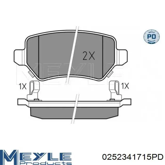 Задні гальмівні колодки Rider RD330105PRF ціна, від 14.46 USD