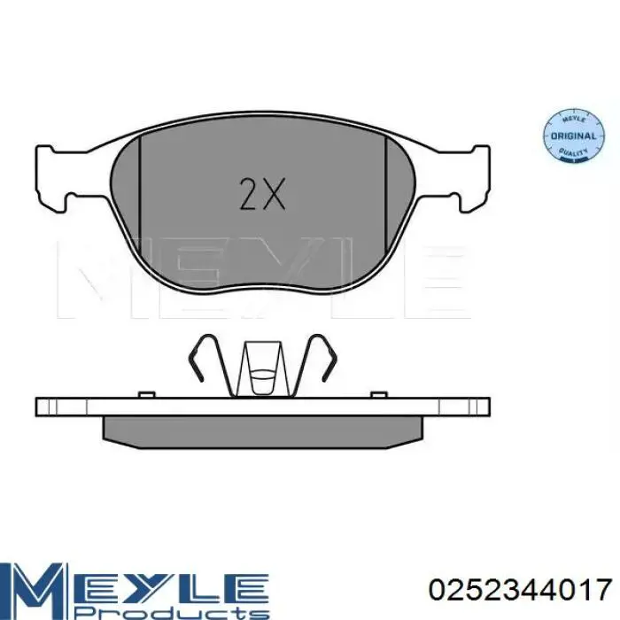 Купити 2T142K021A2C Ford Колодки гальмівні передні, дискові