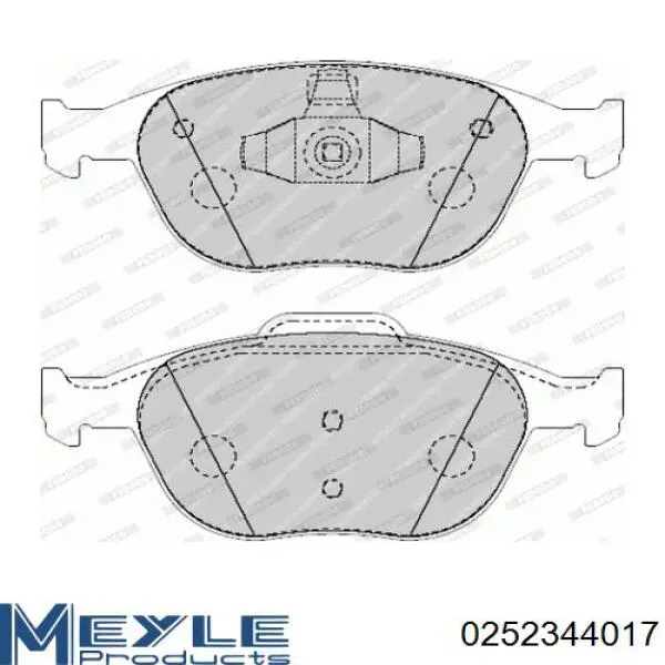 SP1623 Hi-q Передні гальмівні колодки