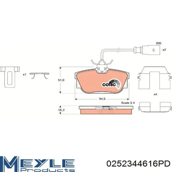 Купити 986494529 Bosch Задні колодки