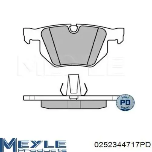 Задні дискові колодки BMW 34216758870