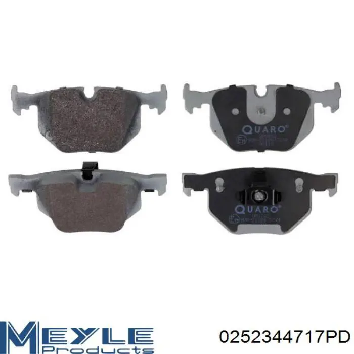 34216758870 BMW Колодки гальмівні задні, дискові