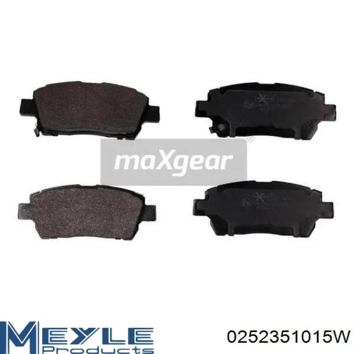 Передні тормозні колодки GK1022 CTR