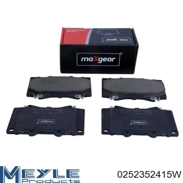 Передні тормозні колодки 0446560370 Toyota