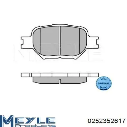Передні тормозні колодки 986424808 Bosch
