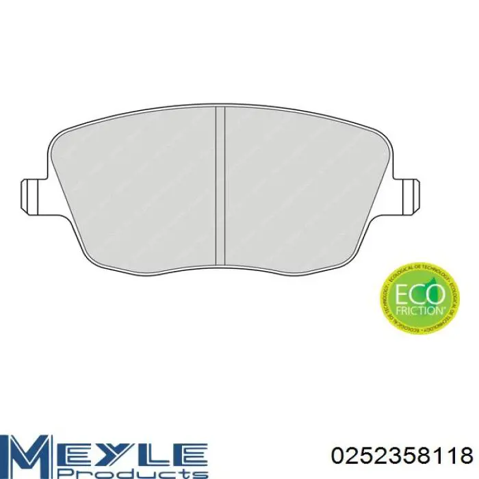 Купити D520E Dafmi Колодки гальмівні передні, дискові