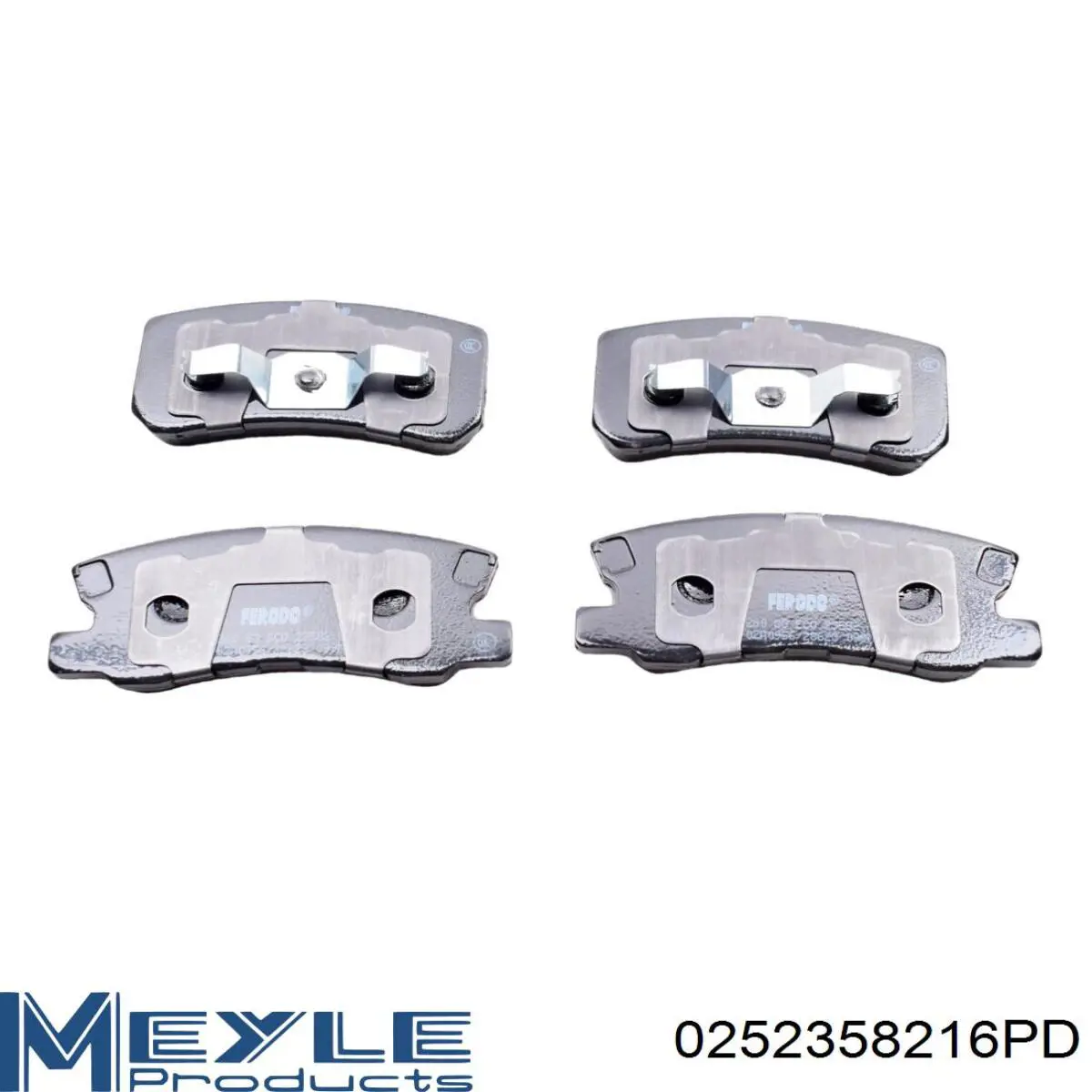Задні дискові колодки Meyle 0252358216PD