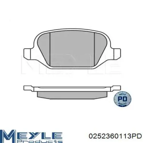 Купити D438E Dafmi Задні колодки
