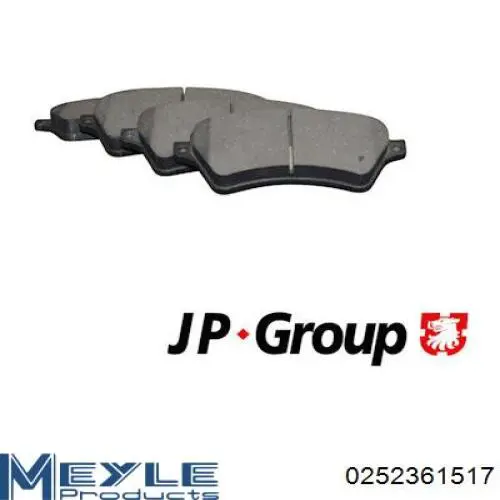 Передні тормозні колодки LR021899 Britpart