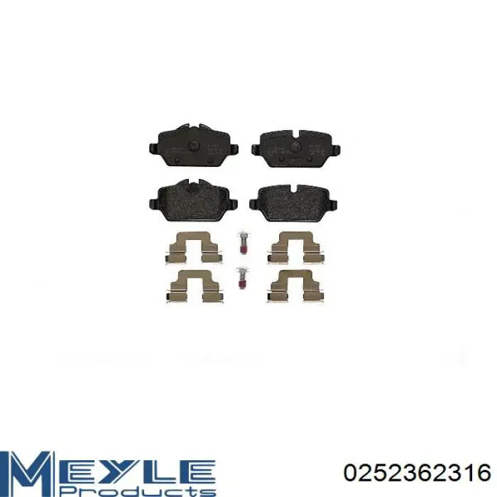 Задні гальмівні колодки SP2161 Hi-q